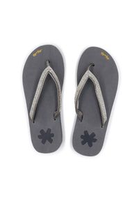 Flip*Flop - Japonki basenowe damskie Flip Flop Glam. Okazja: na plażę. Kolor: szary. Sezon: lato. Styl: sportowy