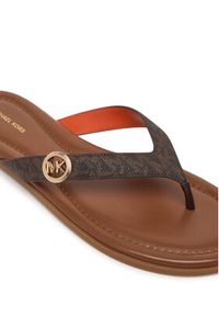 MICHAEL Michael Kors Japonki Ering Thong 40S6ERFS1B Brązowy. Kolor: brązowy. Materiał: skóra #4
