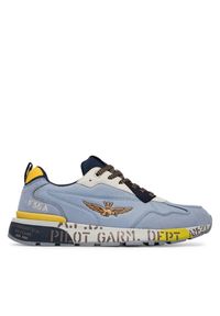 Sneakersy Aeronautica Militare. Kolor: niebieski #1