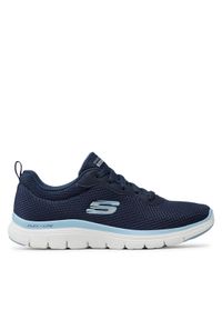 skechers - Skechers Sneakersy Brilliant View 149303/NVBL Granatowy. Kolor: niebieski. Materiał: materiał