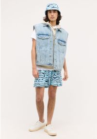 Mustang - MĘSKA KAMIZELKA JENSOWA MUSTANG Florida Vest Denim Blue 1015160 5000 212. Materiał: denim #8
