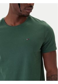 Tommy Jeans T-Shirt DM0DM04411 Zielony Slim Fit. Kolor: zielony. Materiał: bawełna #4