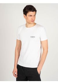 Iceberg T-shirt "C-neck" | ICE1UTS01 | Mężczyzna | Biały. Kolor: biały. Materiał: bawełna, elastan. Wzór: nadruk #4