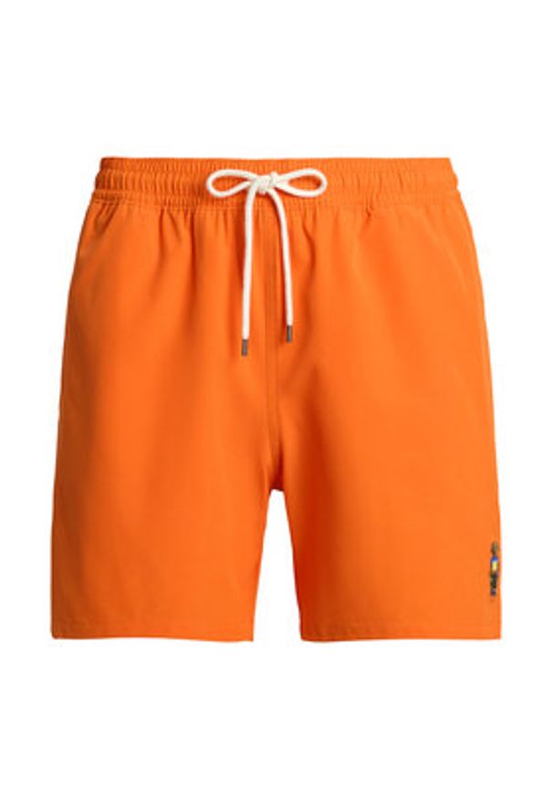 Polo Ralph Lauren Szorty kąpielowe 710963334001 Pomarańczowy Classic Fit. Kolor: pomarańczowy. Materiał: syntetyk
