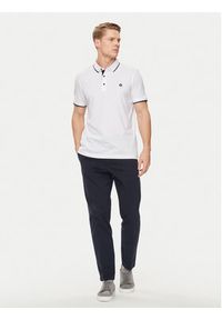 Pierre Cardin Polo C5 21274.2098 Biały Regular Fit. Typ kołnierza: polo. Kolor: biały. Materiał: bawełna #5