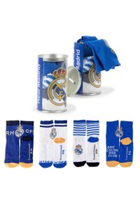 Real Madrid - Real Madryt skarpetki junior 4 pary wielokolorowe. Kolor: wielokolorowy. Sport: piłka nożna #2