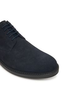 Clarks Półbuty Aldwin Lace 26183251 Granatowy. Kolor: niebieski. Materiał: zamsz, skóra #6