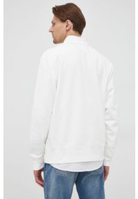 TOMMY HILFIGER - Tommy Hilfiger bluza bawełniana ICON męska kolor biały z aplikacją. Okazja: na co dzień. Kolor: biały. Materiał: bawełna. Wzór: aplikacja. Styl: casual