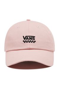 Vans Czapka z daszkiem Court Side Hat VN0A31T6ZJY1 Różowy. Kolor: różowy. Materiał: materiał #2
