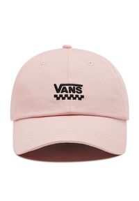 Vans Czapka z daszkiem Court Side Hat VN0A31T6ZJY1 Różowy. Kolor: różowy. Materiał: materiał