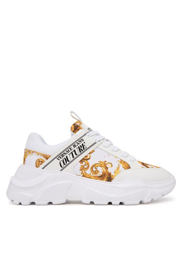 Versace Jeans Couture Sneakersy 80YA3SC2 Kolorowy. Materiał: materiał. Wzór: kolorowy