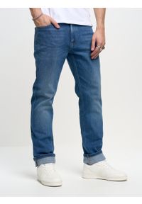 Big-Star - Spodnie jeans męskie Colt 434. Okazja: na co dzień. Kolor: niebieski. Styl: casual, klasyczny, elegancki