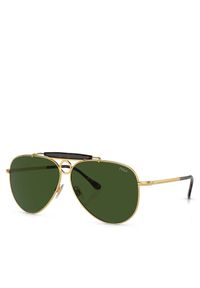 Polo Ralph Lauren Okulary przeciwsłoneczne 0PH3149 Złoty. Kolor: złoty #1