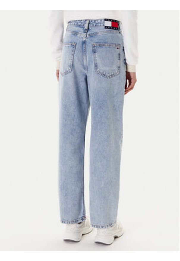 Tommy Jeans Jeansy Layla DW0DW20498 Niebieski Straight Fit. Kolor: niebieski