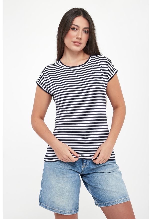T-shirt damski w paski Tulia JOOP!. Wzór: paski