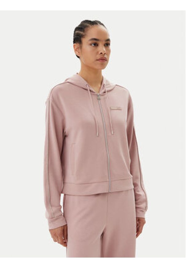 EA7 Emporio Armani Dres 7W000119 AF12643 U4079 Różowy Loose Fit. Kolor: różowy. Materiał: syntetyk