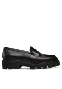Badura Loafersy AMANTEA-E23-28180N Czarny. Kolor: czarny. Materiał: skóra