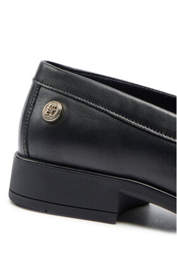 TOMMY HILFIGER - Tommy Hilfiger Lordsy FW0FW08312 Czarny. Kolor: czarny. Materiał: skóra