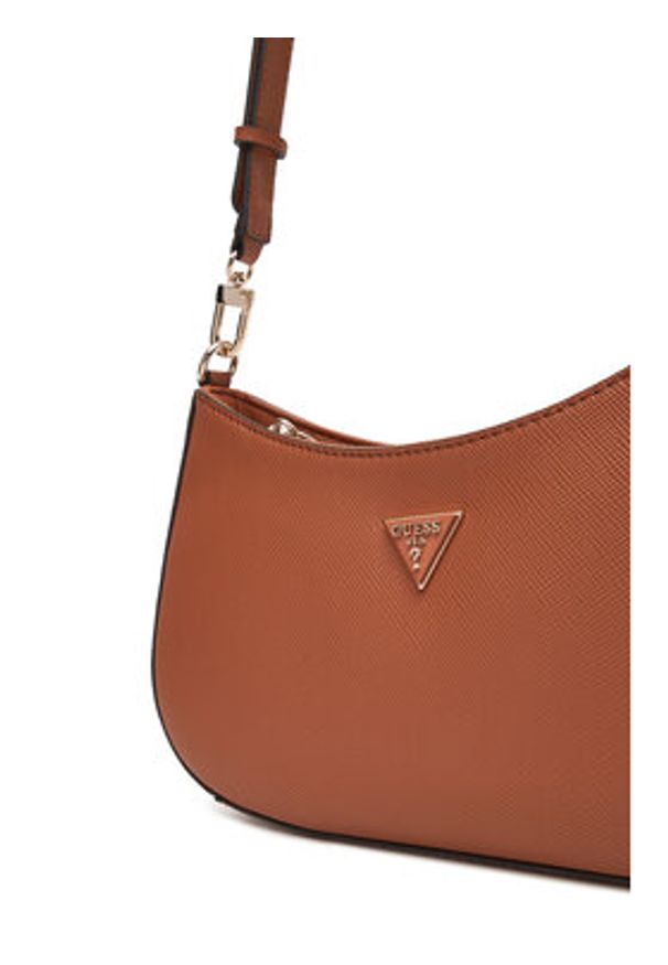 Guess Torebka Noelle II HWZG96 72180 Brązowy. Kolor: brązowy. Materiał: skórzane