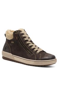 Remonte Trzewiki D0770-45 Brązowy. Kolor: brązowy. Materiał: skóra #4