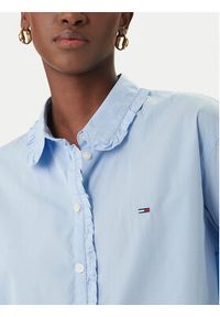 Tommy Jeans Koszula DW0DW22767 Błękitny Relaxed Fit. Kolor: niebieski. Materiał: bawełna #3