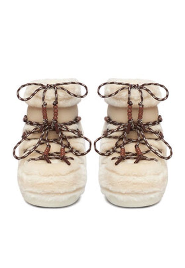 Roxy Śniegowce CEO-JY02985G-1 Écru. Materiał: materiał