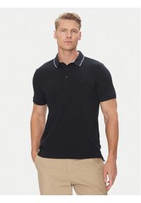 Pierre Cardin Polo C5 21374.2112 Granatowy Regular Fit. Typ kołnierza: polo. Kolor: niebieski. Materiał: bawełna