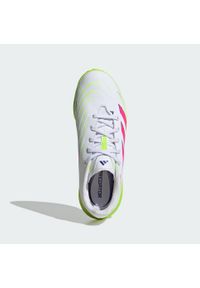 Adidas - Buty Predator League TF Kids. Kolor: żółty, biały, wielokolorowy, różowy. Materiał: materiał