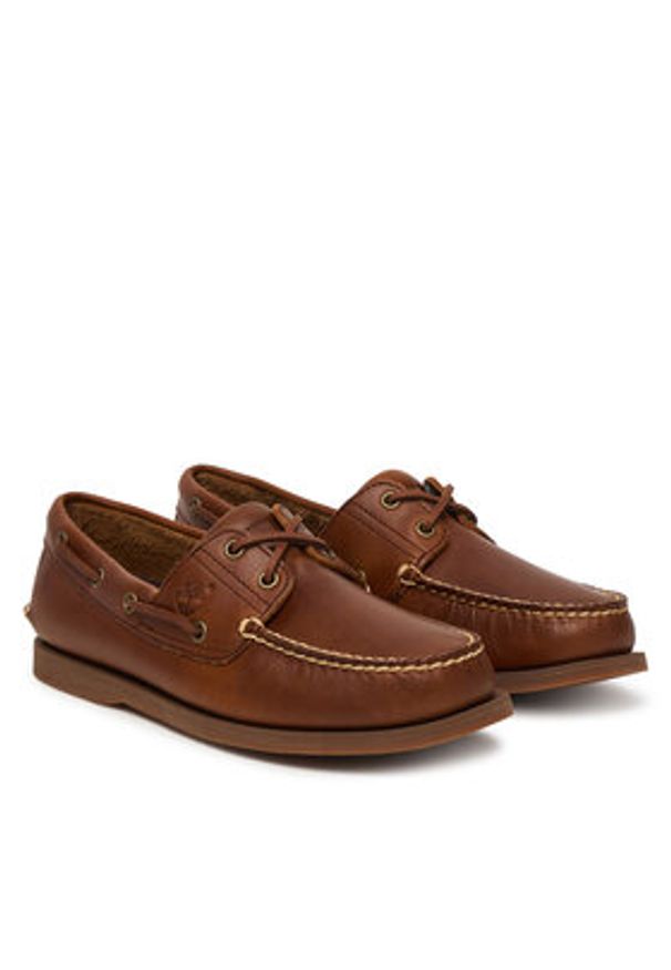 Timberland Mokasyny Classic Boat 2 Eye TB0A232XF741 Brązowy. Kolor: brązowy. Materiał: skóra