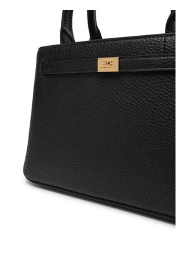 Elisabetta Franchi Torebka BS02A51E2 110 Czarny. Kolor: czarny. Materiał: skórzane