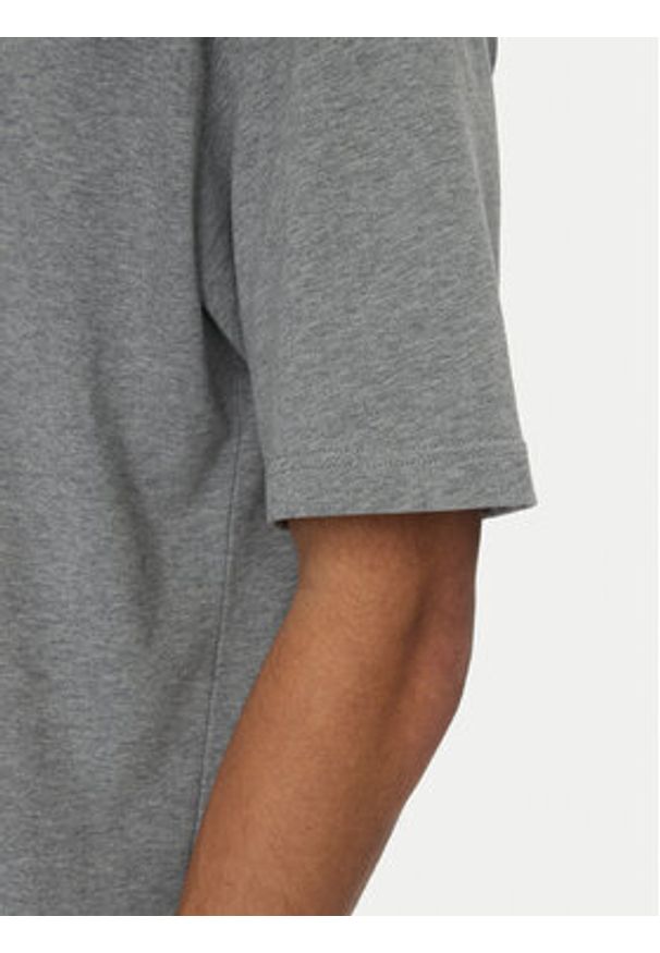 Nike T-Shirt DZ7313 091 Szary Regular Fit. Kolor: szary. Materiał: bawełna