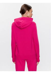 Versace Jeans Couture Bluza Logo 74HAIT03 Różowy Regular Fit. Typ kołnierza: kołnierzyk włoski. Kolor: różowy. Materiał: bawełna