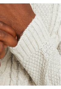Jack & Jones - Jack&Jones Sweter Craig 12258480 Écru Regular Fit. Materiał: syntetyk