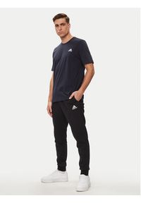 Adidas - adidas T-Shirt Essentials Single Jersey Embroidered Small Logo T-Shirt HY3404 Niebieski Regular Fit. Kolor: niebieski. Materiał: bawełna #5