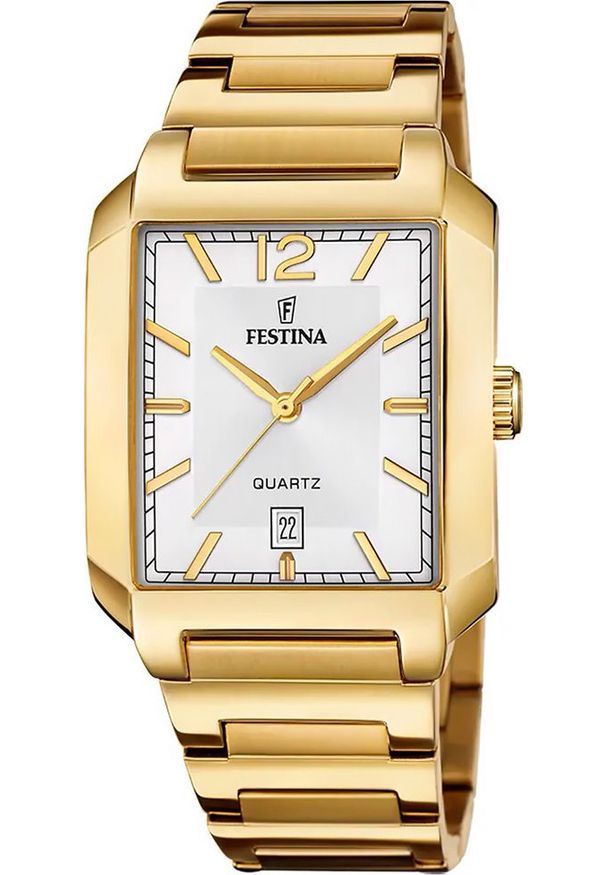 Zegarek Festina Zegarek męski Festina F20678-2 złoty. Kolor: złoty