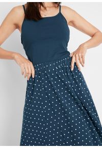 bonprix - Spódniczka z dżerseju (2 szt.). Kolor: niebieski. Materiał: jersey #3