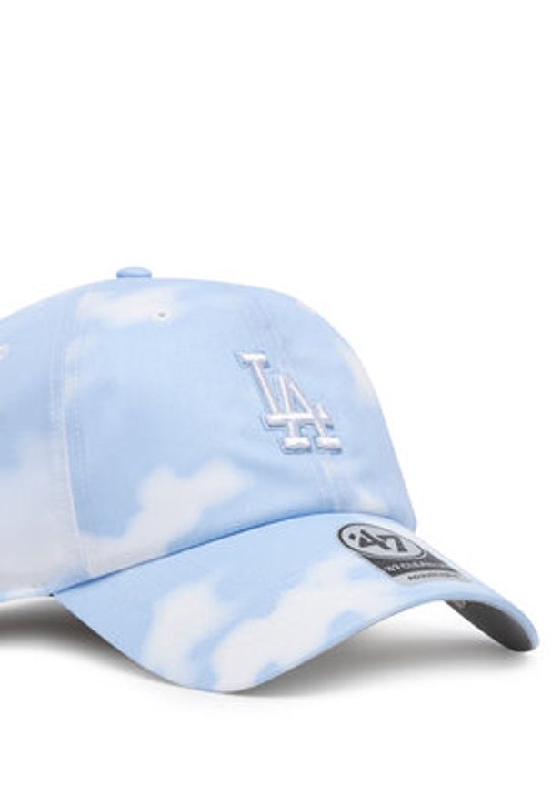 47 Brand Czapka z daszkiem MLB LA Dodgers In The Clouds ’47 Clean Up B-ITCCU12PTS Błękitny. Kolor: niebieski. Materiał: bawełna, materiał