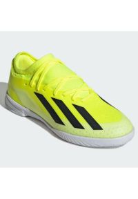 Adidas - Buty piłkarskie adidas X Crazyfast League In Jr IF0685 żółte. Zapięcie: sznurówki. Kolor: żółty. Materiał: guma, syntetyk. Sport: piłka nożna