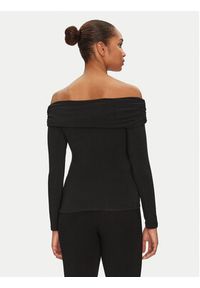 only - ONLY Bluzka Glamour 15339759 Czarny Slim Fit. Kolor: czarny. Materiał: wiskoza, syntetyk. Styl: glamour #6