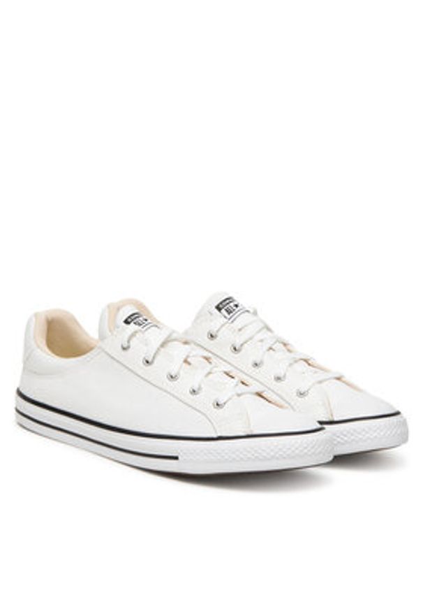 Converse Trampki Chuck Taylor All Star Dainty Lucy A12951C Biały. Kolor: biały. Materiał: materiał
