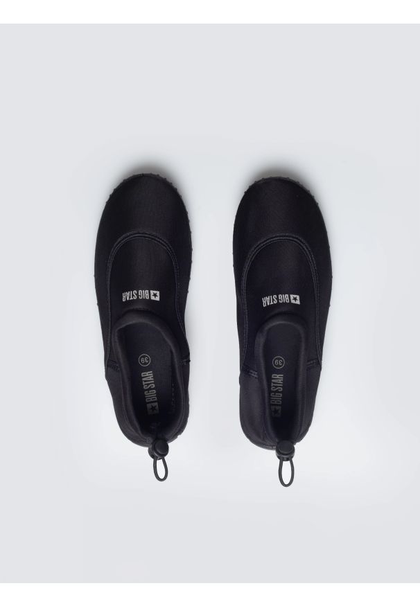 Big-Star - Buty damskie do wody czarne NN274A801 906. Okazja: na plażę. Nosek buta: okrągły. Kolor: czarny. Materiał: materiał, guma. Styl: sportowy, wakacyjny