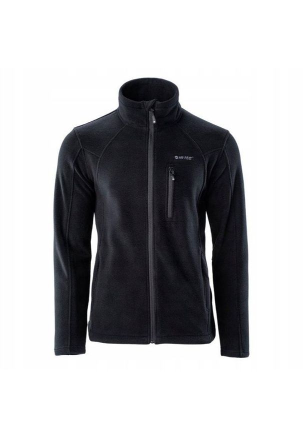 Hi-tec - Polar męski Hi-Tec Monar - czarny, Rozmiar XXXL. Typ kołnierza: kołnierzyk stójkowy. Kolor: czarny. Materiał: polar