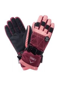Rękawice narciarskie damskie Elbrus Shila Wo's - różowe, Rozmiar L/XL. Kolor: różowy. Materiał: poliester, materiał, polar, syntetyk. Technologia: Thinsulate. Sezon: zima. Sport: narciarstwo #1