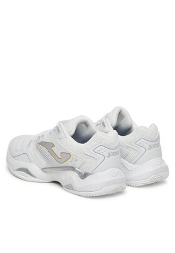 Joma Buty do tenisa Master 1000 2502 TM10LS2502C Biały. Kolor: biały. Materiał: skóra. Sport: tenis