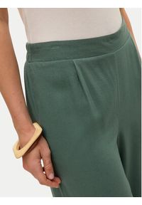 Vero Moda Kuloty Mymilo 10321626 Zielony ciemny Regular Fit. Kolor: zielony. Materiał: len #5