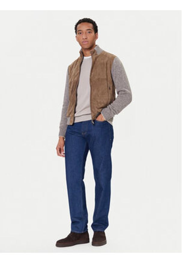 PAUL & SHARK - Paul&Shark Kurtka przejściowa 15311218 Brązowy Regular Fit. Kolor: brązowy. Materiał: wełna