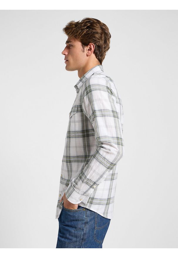 Lee - LEE MĘSKA KOSZULA LEE CLEAN WESTERN SHIRT MERCANTILE BRIG 112363912