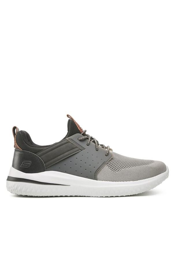 skechers - Skechers Sneakersy Cicada 210238/GYBK Szary. Kolor: szary. Materiał: materiał