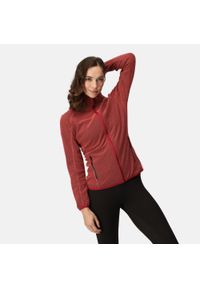 Kindwood Regatta damska turystyczna bluza z suwakiem. Kolor: czerwony. Materiał: polar #1