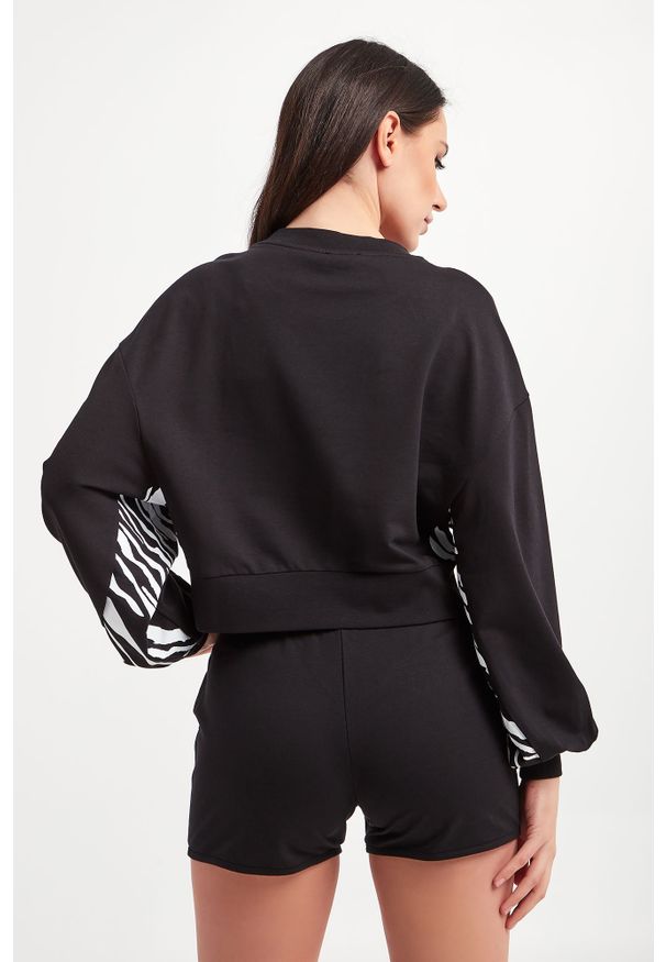 EA7 Emporio Armani - Bluza dresowa damska EA7 EMPORIO ARMANI. Materiał: dresówka